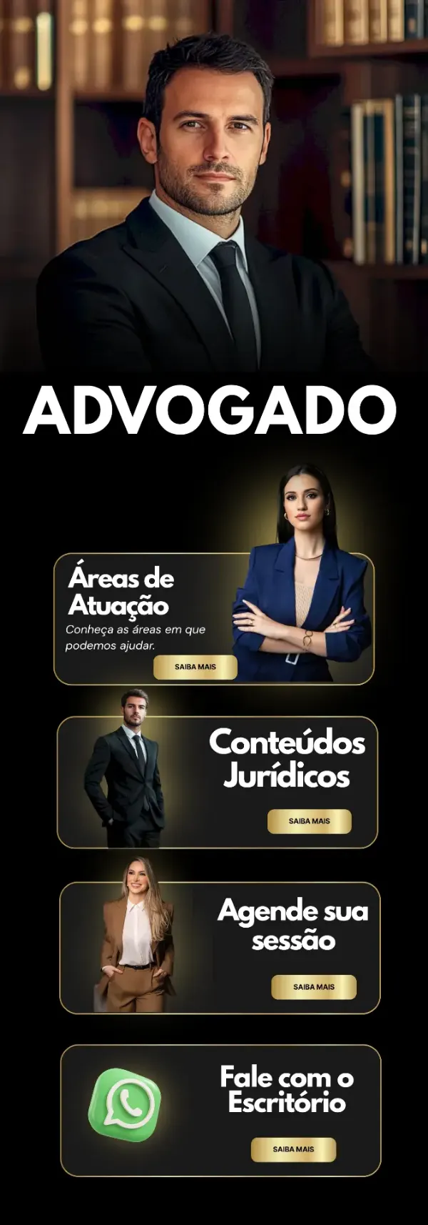Modelo de link na bio para advogado